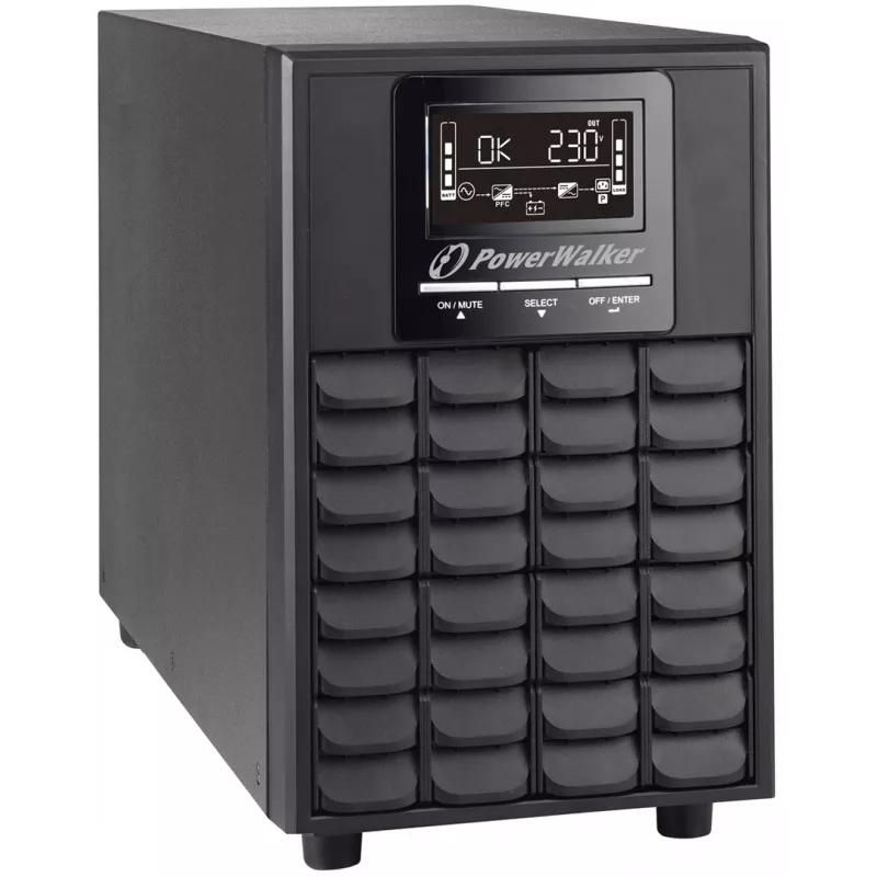 PowerWalker VFI 1000 CG PF1 nepertraukiamo maitinimo šaltinis (UPS) Dvigubos konversijos (Online) 1 kVA 1000 W 4 AC lizdai