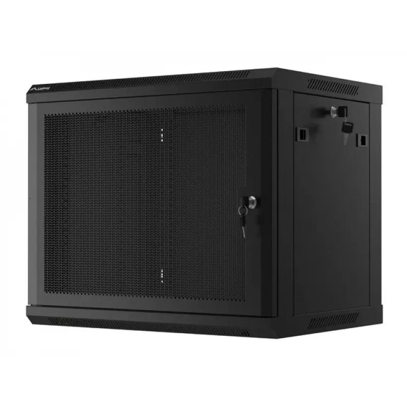Sieninis stovas LANBERG WF01-6409-23B 9U, 60 kg, IP20, 600×450×512 mm, juodas