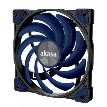 Ventiliatorius Akasa Alucia XS12 120mm Juodas Mėlynas 700-2000 RPM HDB