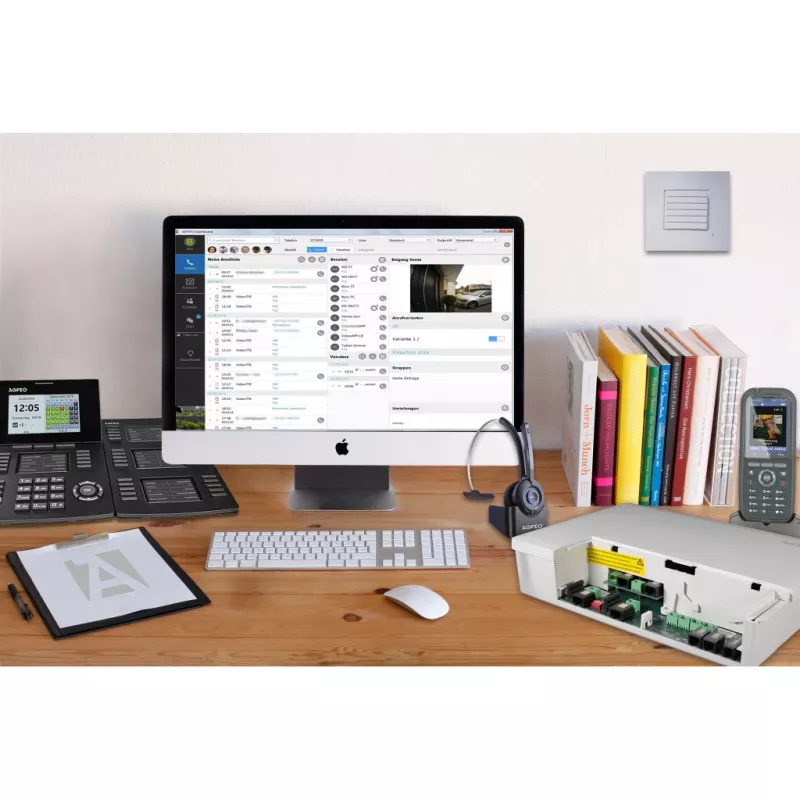 AGFEO Telefonanlage Full-IP ES 548 sieninis korpusas su 12 VoIP 6101515 1
