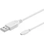 Microconnect USBABMICRO5W USB 2.0 laidas 5 m USB A – Micro-USB B Baltas
