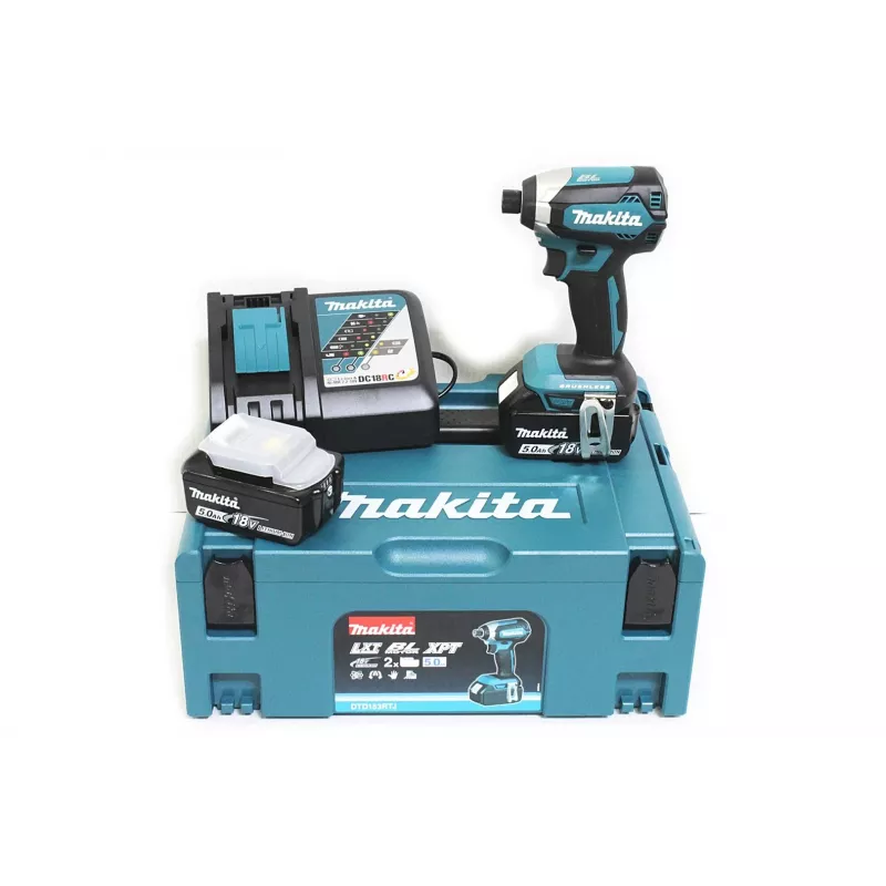 Makita DTD153RTJ akumuliatorinis smūginis suktuvas 1,5 kg Juoda, Mėlyna