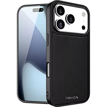 Nevox StyleShell NYLO 2528 dėklas, skirtas iPhone 17 Pro, juodas
