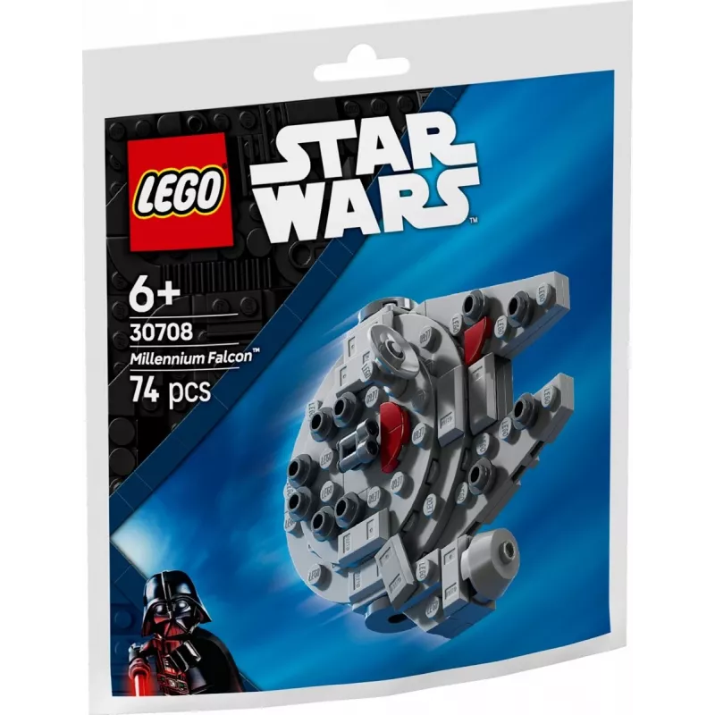 LEGO konstruktorius 30708 Star Wars Millennium Falcon mini modelis polimaišelyje, mažas kolekcinis rinkinys