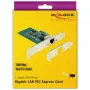 DeLock PCI Express kortelė > 1 x Gigabit LAN - tinklo adapteris - PCIe 2.1 Low-Profile - Gigabit Ethernet
