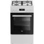 Kombinuota dujinė viryklė su elektrine orkaite BEKO FSM51339DWDS 50 cm, balta, energijos klasė A