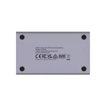 UNITEK USB4 4-jų lizdų M.2 SSD doko stotelė