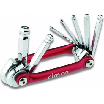Sulankstomas šešiabriaunių raktų rinkinys Cimco 110596