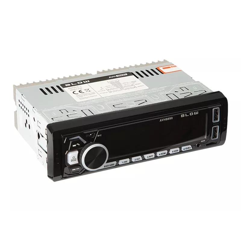 Automagnetola BLOW AVH-8890 FM 45W su Bluetooth, USB, AUX ir LCD ekranu