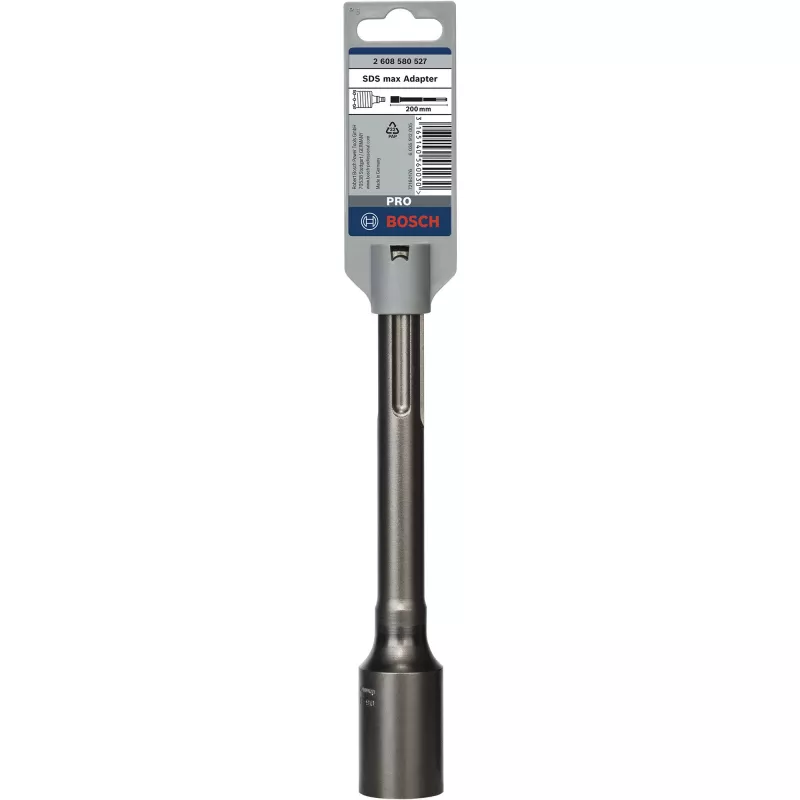 Bosch adapteris dviejų dalių SDS max gręžtuvams, SDS Max, metalinis, 200 mm