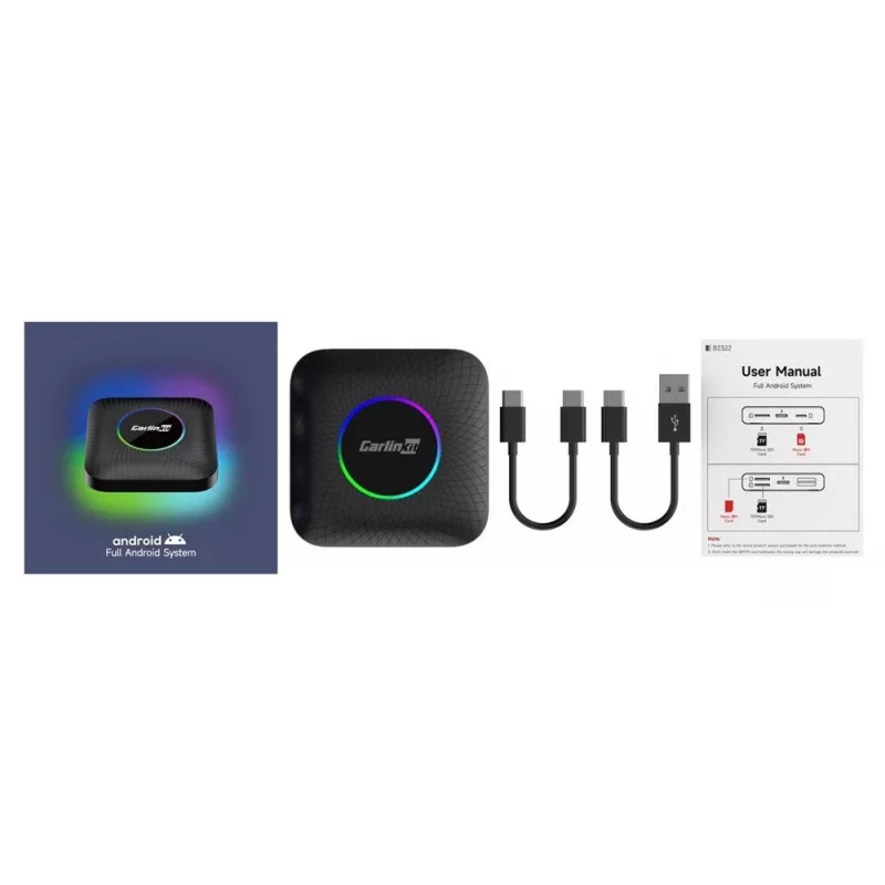 CarlinKit CPC200-Tbox Ambient Wireless adapter 8GB/128GB juodas