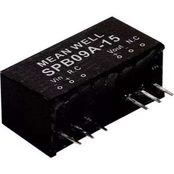 Maitinimo keitiklis/inverteris MEAN WELL SPB09A-24, 9 W, 24 V, 0,375 A, RoHS