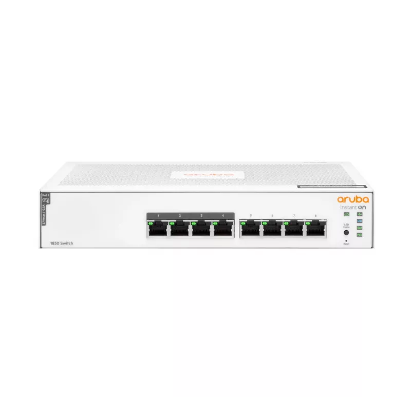 HPE Aruba Switch IOn 1830 8G 65W Europa valdomas Gigabit Ethernet komutatorius