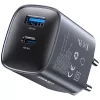 Įkroviklis USAMS CC290 T66 45W GaN greitas įkrovimas sidabrinis