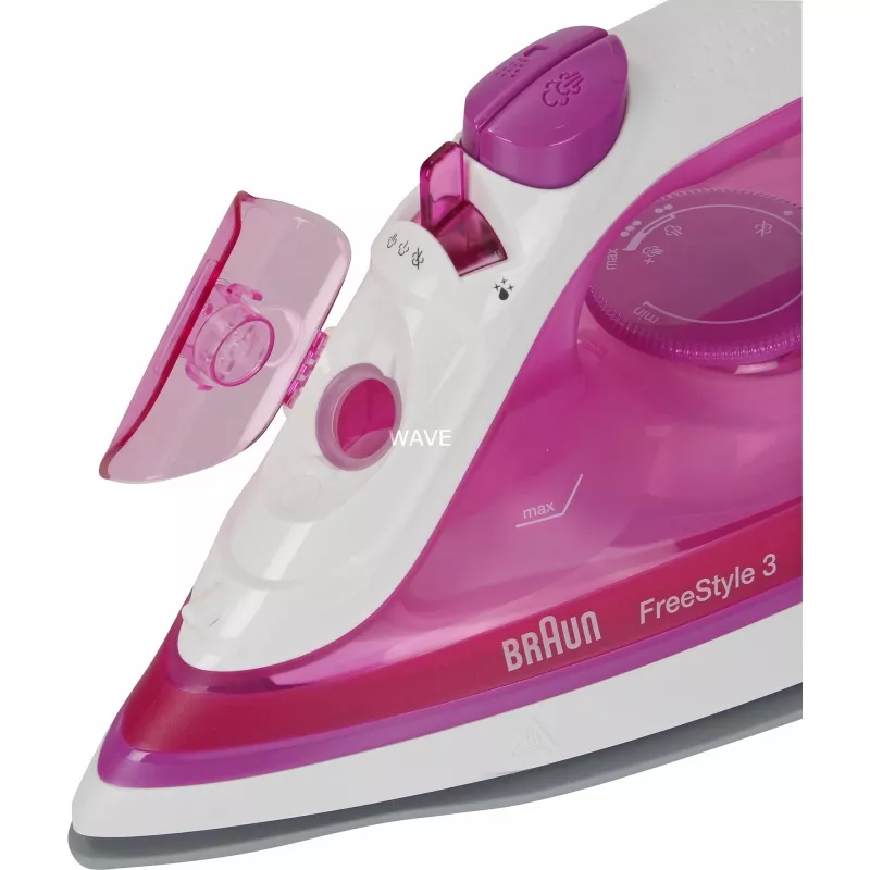 Braun FreeStyle 3 FI 3124 Sausas ir garinis lygintuvas, keraminis padas, 2400 W, violetinis
