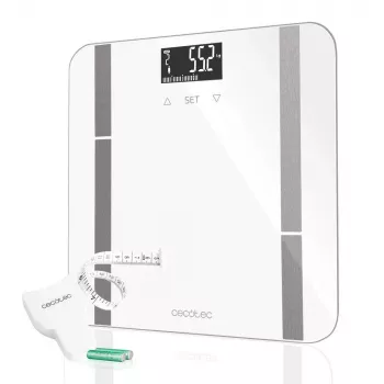Cecotec išmaniosios kūno svorio svarstyklės Surface Precision 9400 Full Healthy, maks. 180 kg, 100 g tikslumas, balta
