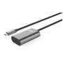 USB laidas UNITEK U305A 5 m USB 3.2 Gen 1 USB-C pilkas