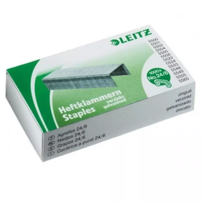 Segtukai Leitz, 24/6 (1000 vnt.) 1103-106