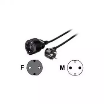 Hama 00047870 ilginimo laidas 5 m 1 AC lizdas Juoda