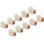 DeLOCK 88117 plokščias RJ-45 kištukinis modulis, oranžinis, 10 vnt.