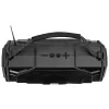 Tracer Explorer TRAGLO47616 nešiojamoji Bluetooth kolonėlė, TWS, Bluetooth 5.3, 15 W RMS, FM radijas, žibintas, saulės elementas, 1800 mAh maitinimo bankas, microSD, juoda