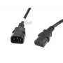 Lanberg CA-C13E-11CC-0030-BK Stromkabel Schwarz 3 m C13-Koppler C14-Koppler (CA-C13E-11CC-0030-BK)