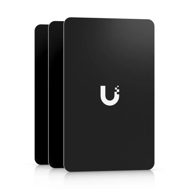 Ubiquiti UniFi Access Card UA-CARD-B-100, 100 vnt. pakuotė NFC kortelių, juodos spalvos (UA-CARD-B-100)