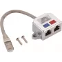 Adapter helos T-Adapter Cat 5e ISDN 0,15 m — helos 263835