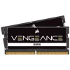 Corsair Vengeance CMSX64GX5M2A4800C40 SO-DIMM 64 GB DDR5-4800 (2x 32 GB) dviejų modulių rinkinys, juoda spalva