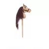 Žaislinis arkliukas ant lazdos HOPPIHORSE Hobby Horse A4 smėlio spalvos