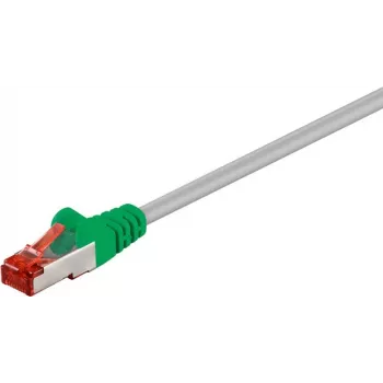 Wentronic goobay kryžminis kabelis RJ-45 (M) į RJ-45 (M) 7,5 m SFTP PiMF CAT 6 liejiniai apsaugoti nuo užkabinimo pilkai žalia (33280)