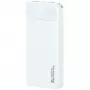 Nešiojamas powerbank usams PB80 10000mAh 20W PD baltas