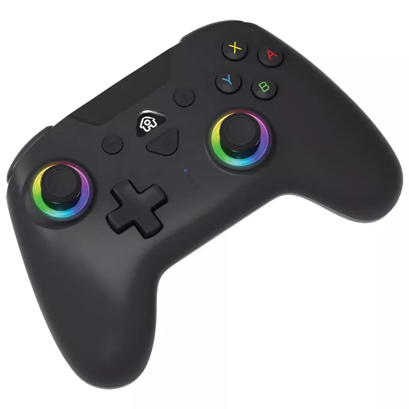 Subsonic Wireless LED Controller Black, belaidis valdiklis su RGB apšvietimu, skirtas Nintendo Switch
