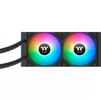 Skysčio aušinimo komplektas Thermaltake LA240-S ARGB 12 cm Juodas