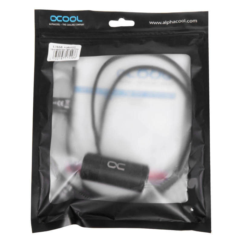 Srauto indikatorius Alphacool 17558 Acetal Juodas 58mm