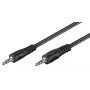 Wentronic Goobay 3,5 mm garso jungiamasis kabelis, juodas, 2,5 m - 50449