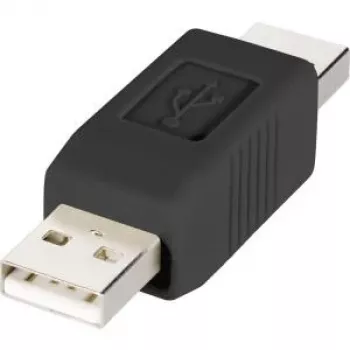 USB laidas Renkforce RF-4079673 A tipo į A tipą, juodas, modelis 29212C2A