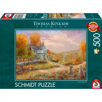 Thomas Kinkade Studios: Herbst in Apple Hill, Dėlionė 500 dalių