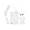Anglies monoksido ir dujų detektorius BLOW TGC30 WiFi Tuya su LCD, 85 dB, laidinis, paviršinis montavimas, baltas