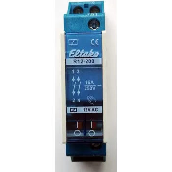 Eltako Electronics perjungimo relė eilutei įleidžiamam montavimui 2S 16A R12-200-12V (22200011)
