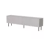 Stalviršis televizoriui Cama LUCCA 4D 200x40x59 cm, kaspinas, pilka medžio drožlių plokštės viršus