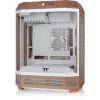 PC korpusas Thermaltake The Tower 600 Midi Tower Mocha – ATX/Micro-ATX/Mini-ITX, grūdintas stiklas, 1x3,5 colio + 2x2,5 colio, 4x USB 3.2