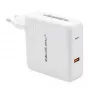 Qoltec GaN Charger FAST 108W | 5-20V | 3-4.7A | USB C | Baltas
