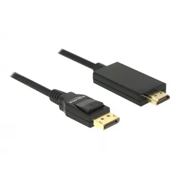 Vaizdo kabelio adapteris DeLOCK 85318 DisplayPort į HDMI 3 m juodas