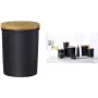 Sandėliavimo indas ritzenhoff & breker Jasper Black 1800 ml akmens masė su bambuko dangteliu