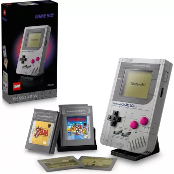 LEGO Retro Design Statybinis Rinkinys Game Boy 72046 – detali modelio replika, demonstracinis stovas