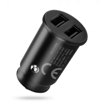 Automobilinis kroviklis everActive CC-25, 2x USB, 12W, 12V–24V