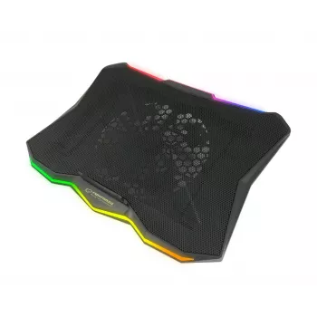 Aušintuvas nešiojamam kompiuteriui ESPERANZA EGC110 43,2 cm (17 colių), 1 ventiliatorius 18 cm, 800 RPM, 63 CFM, USB 2.0, juodas