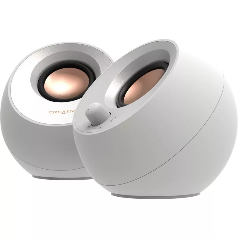Creative Labs Pebble V3 White laidiniai ir belaidžiai garsiakalbiai 10 W