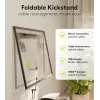Fiksuotas TV sieninis laikiklis WENTRONIC Goobay Ultraslim 70822 XL juodas plokščiaekraniams